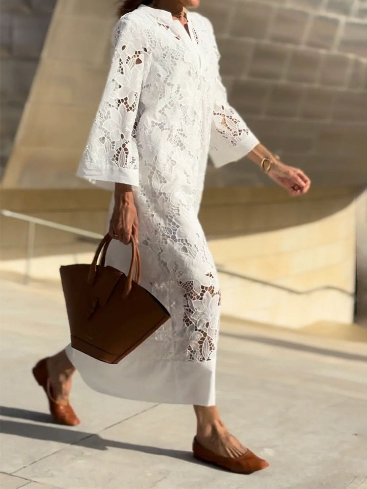 Eline™ | Blonde Maxi Dress