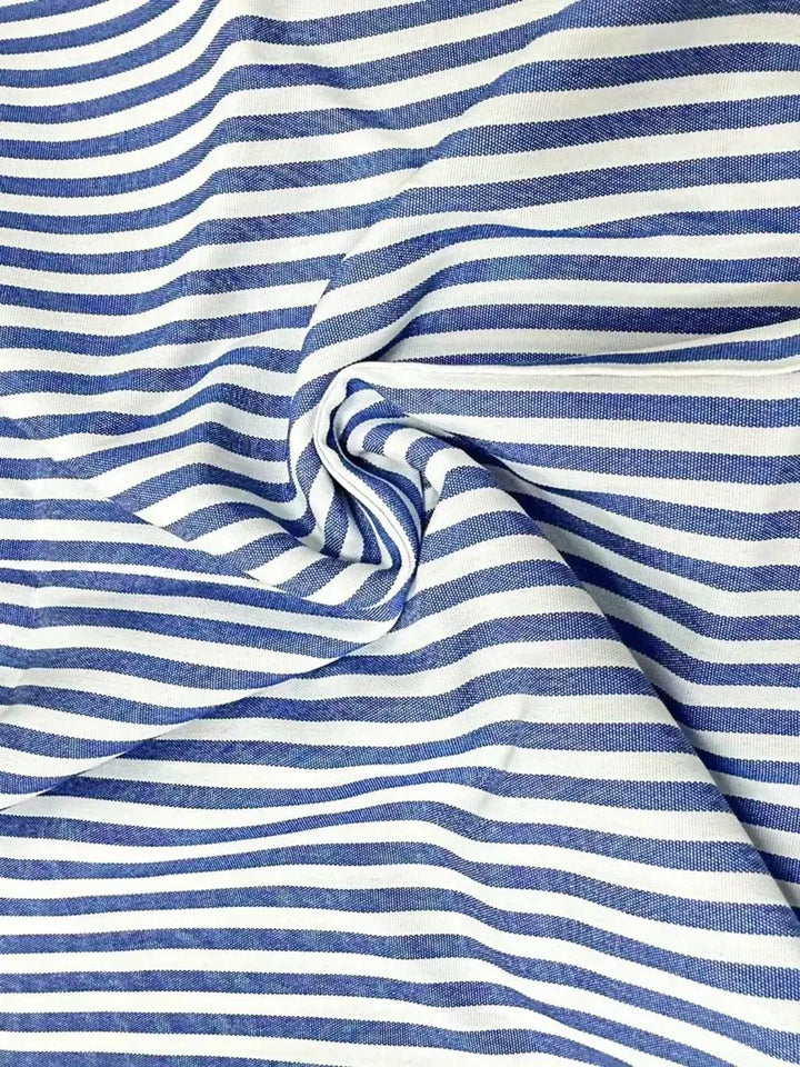 Viola™ |  Elegant Stribet Sommerkjole med Lommer