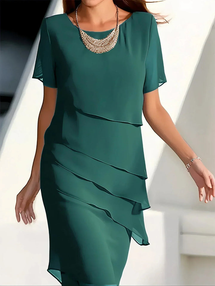 Doris™ | Elegant kjole med mavebeklædning