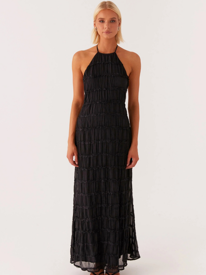 Paula™ | HALTERNECK MAXI DRESS