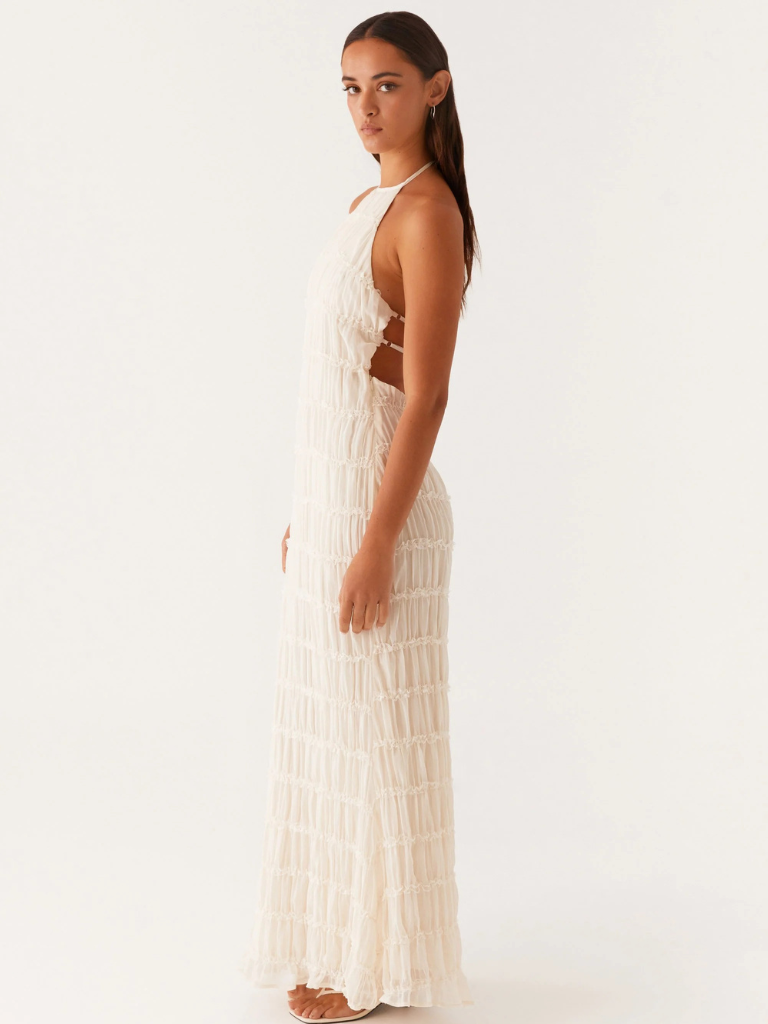 Paula™ | HALTERNECK MAXI DRESS