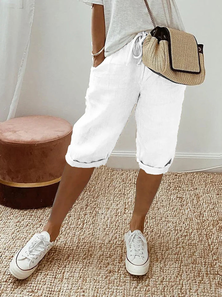Inga™ | Komfortable Shorts med Omslag