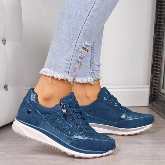 Louise™ | Ortopædiske sneakers med lynlås