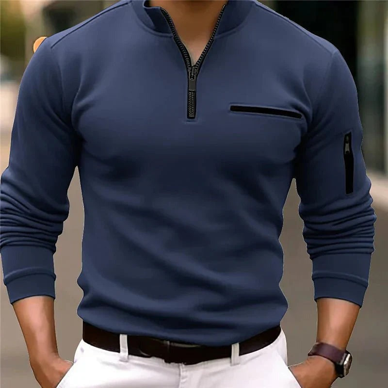Albert | Langærmet polo t-shirt
