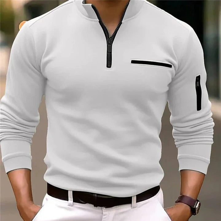 Albert | Langærmet polo t-shirt
