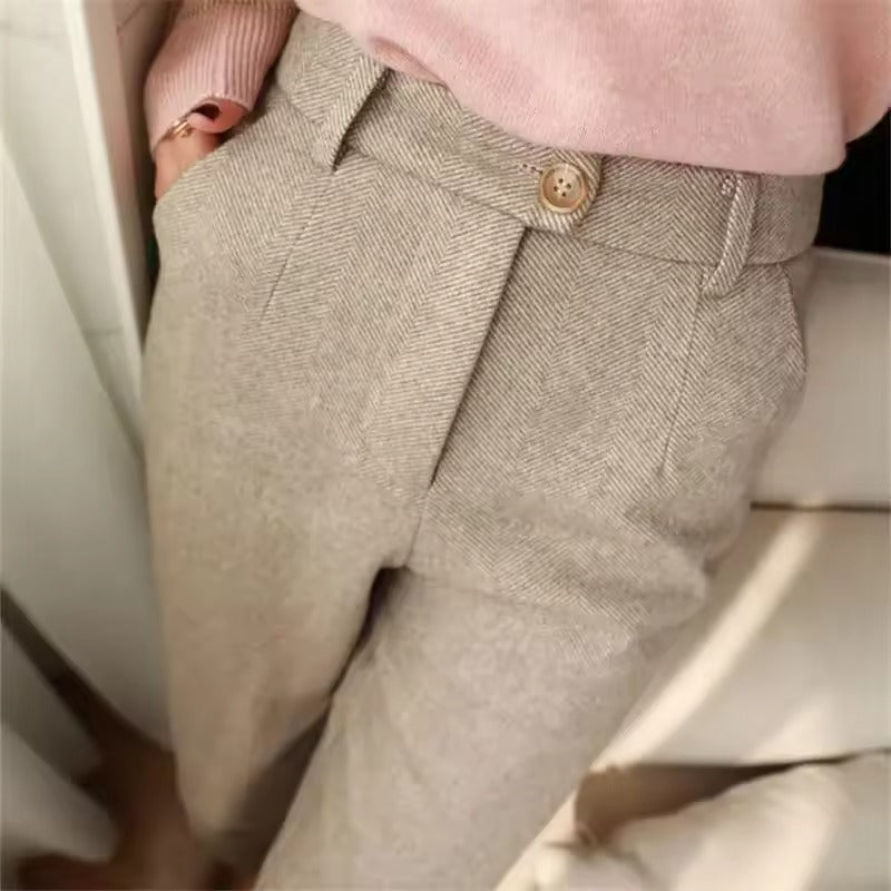 Casper | Elegante anzugshose i ren uld