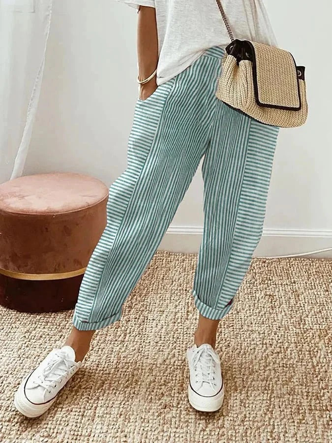 Rita™ | Striped Trousers