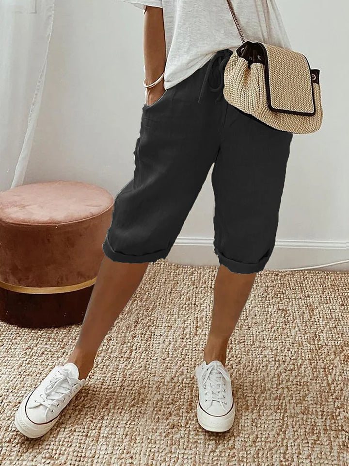 Inga™ | Komfortable Shorts med Omslag