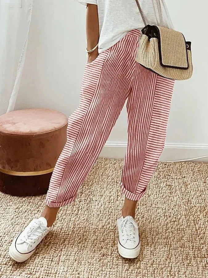 Rita™ | Striped Trousers